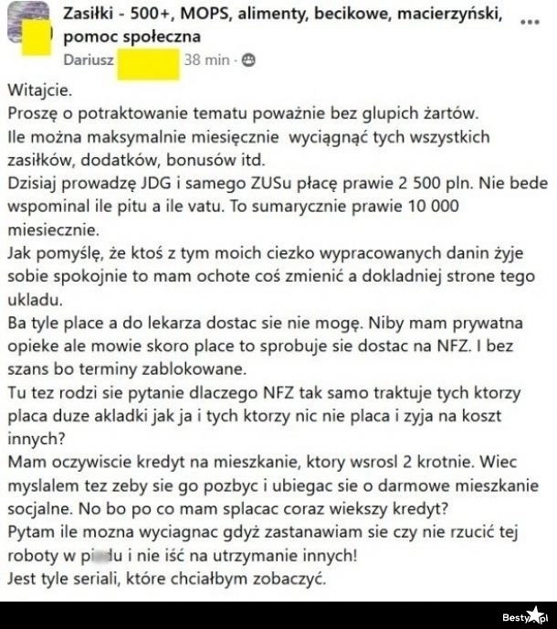 
    Kiedy faworyzuje się nieroby 