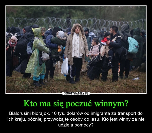 
    Kto ma się poczuć winnym?