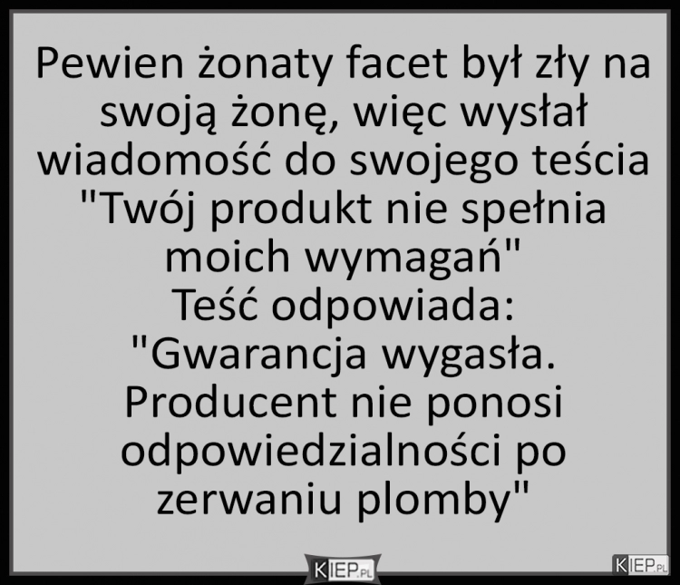 
    Pewien żonaty facet był zły na swoją żonę...