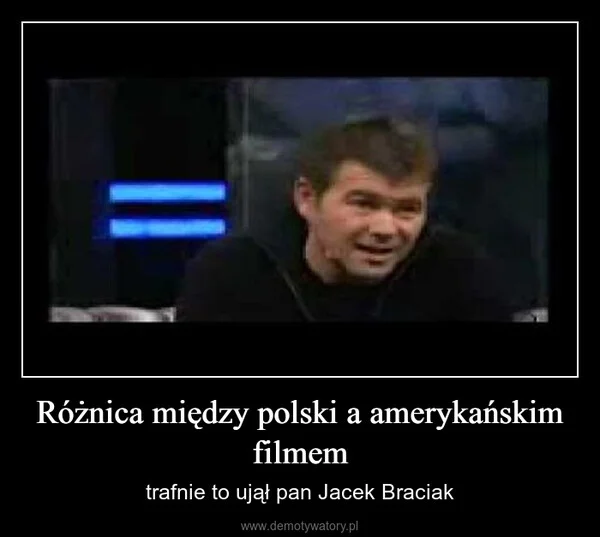 Różnica między polski a amerykańskim filmem