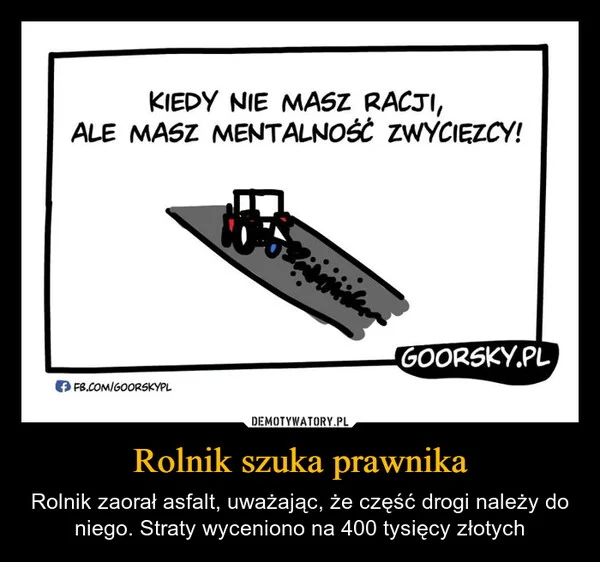 
    Rolnik szuka prawnika