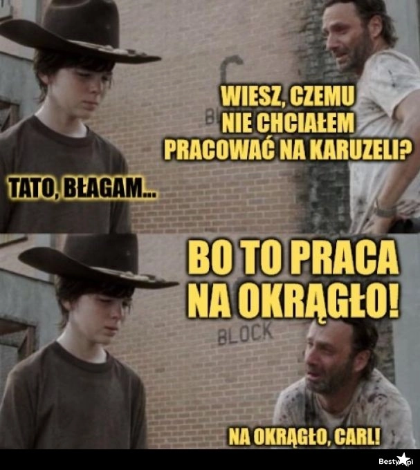 
    Praca na karuzeli 