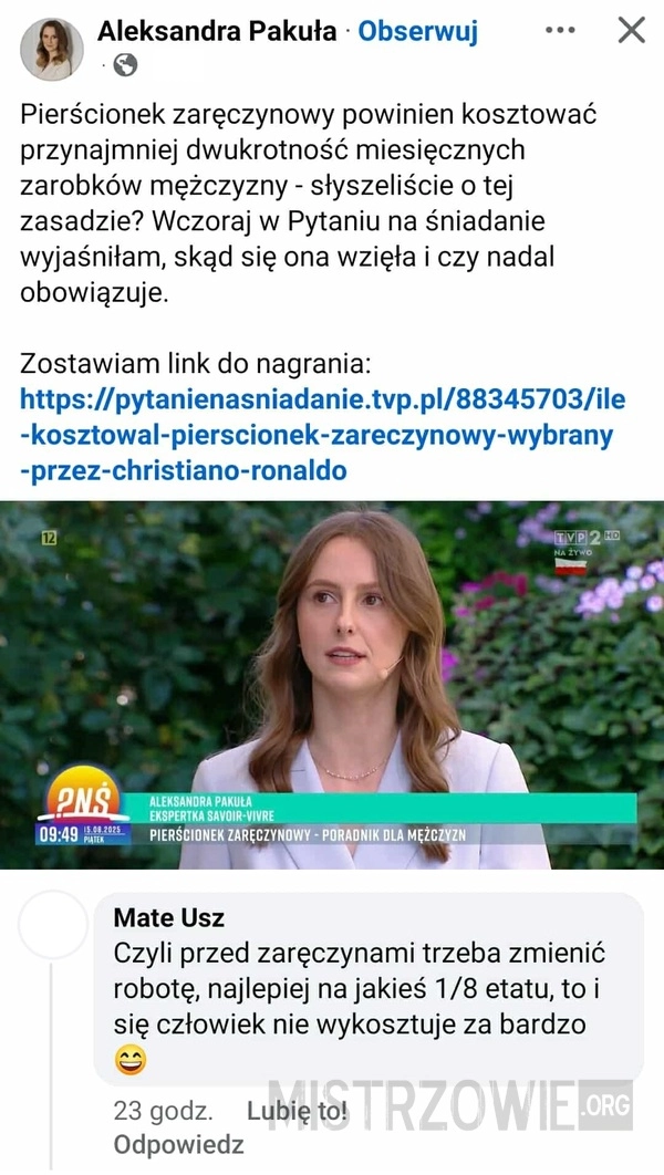 
    Pierścionek zaręczynowy
