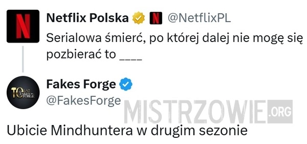 
    Serialowa śmierć
