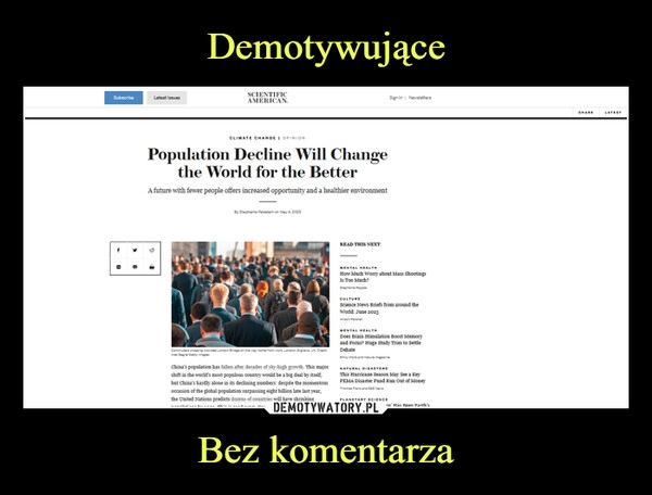 
    Demotywujące Bez komentarza