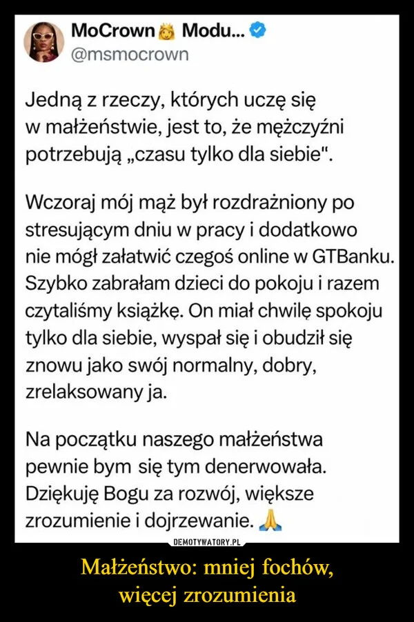 Małżeństwo: mniej fochów, więcej zrozumienia