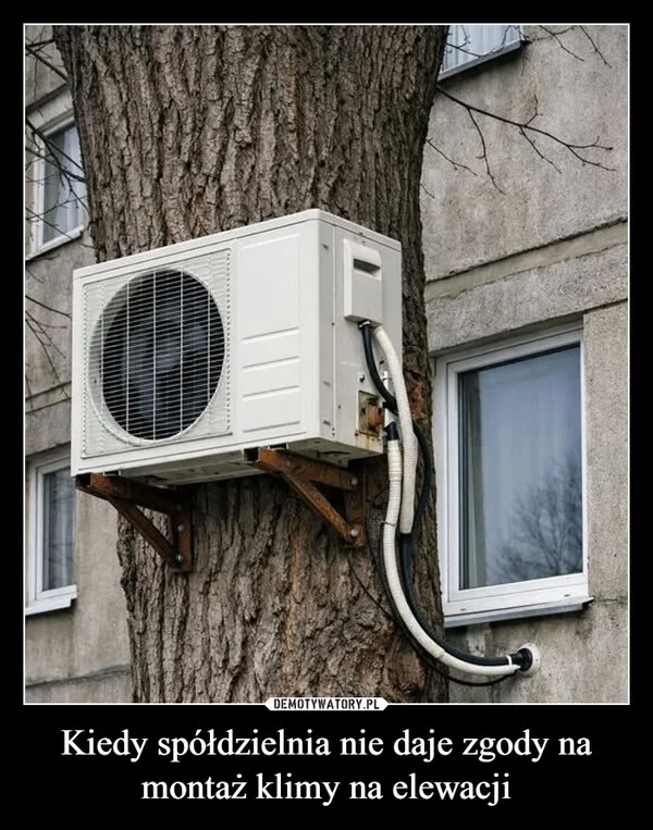 
    Kiedy spółdzielnia nie daje zgody na montaż klimy na elewacji