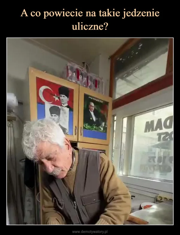 A co powiecie na takie jedzenie uliczne?