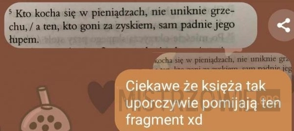 
    Czarno na białym napisane w Bilblii