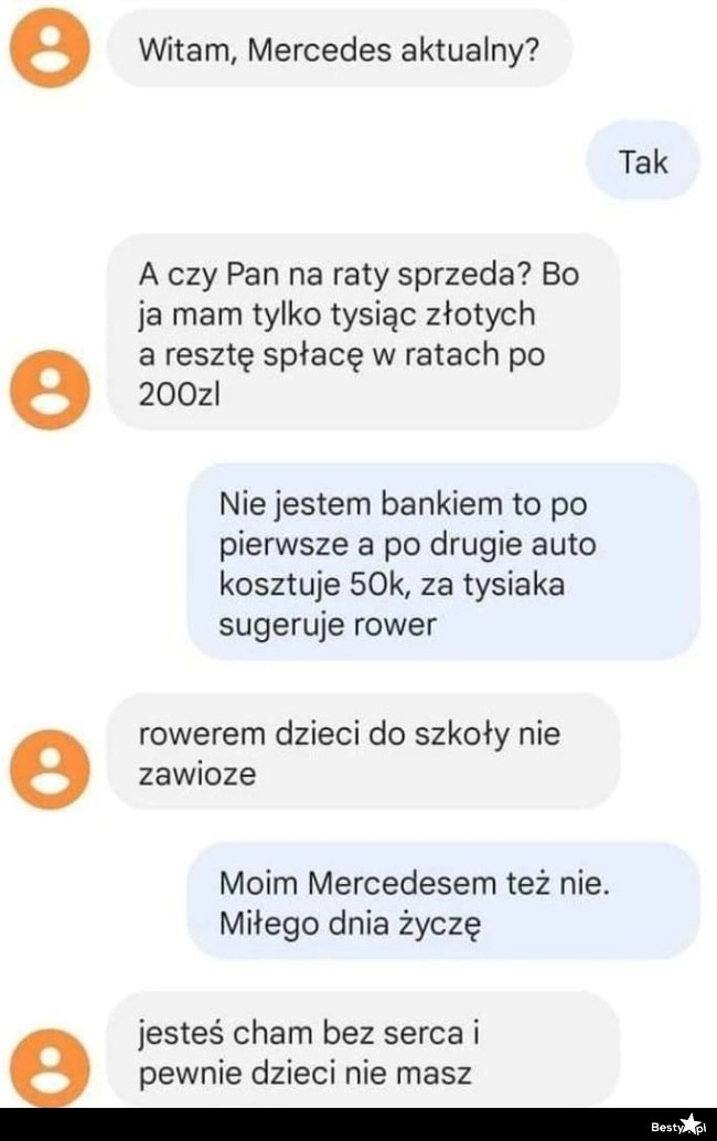 
    Mercedes na raty 