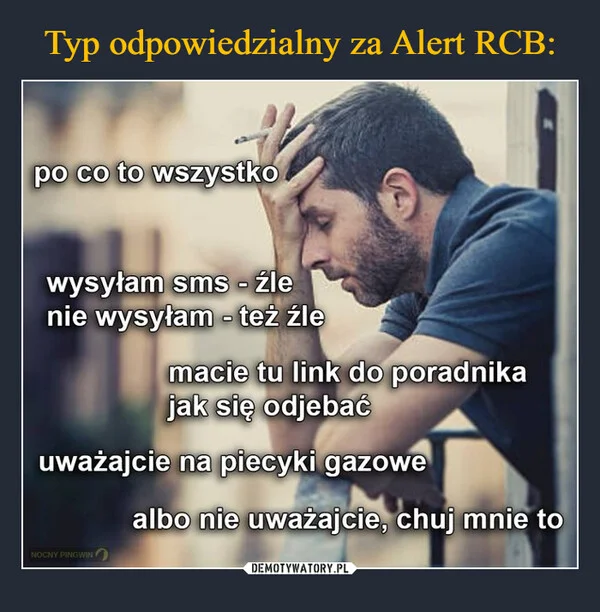 
    Typ odpowiedzialny za Alert RCB: