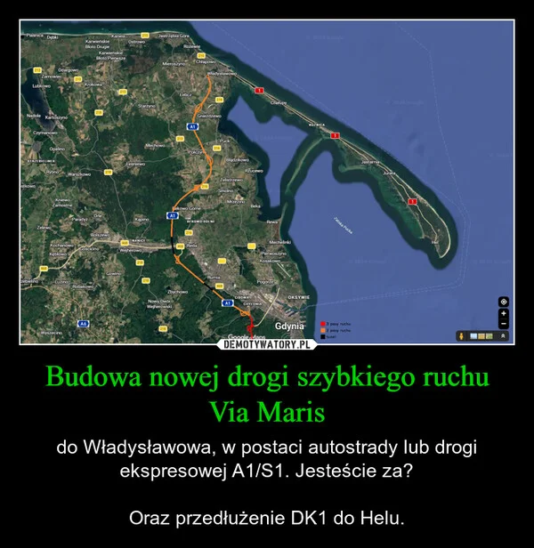Budowa nowej drogi szybkiego ruchu Via Maris