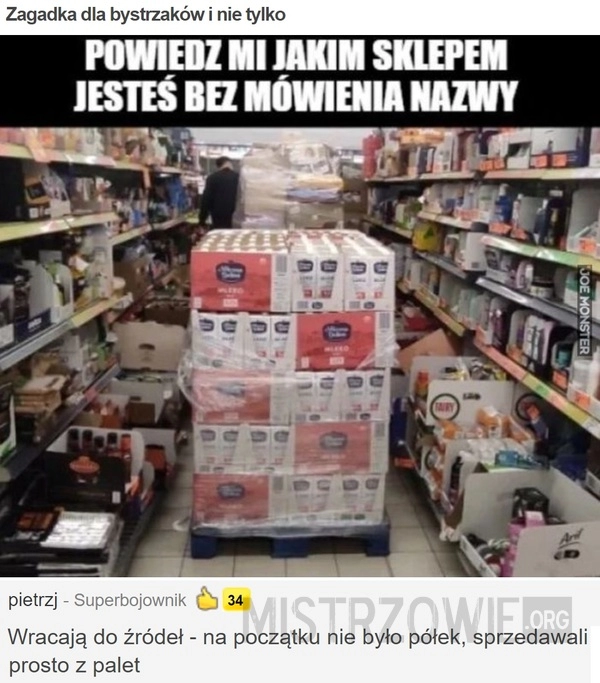 
    Zagadka dla bystrzaków i nie tylko