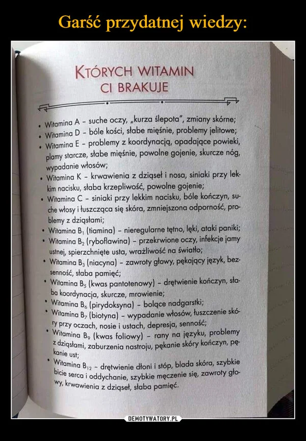 
    Garść przydatnej wiedzy:
