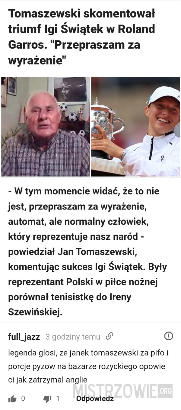 
    Tomaszewski