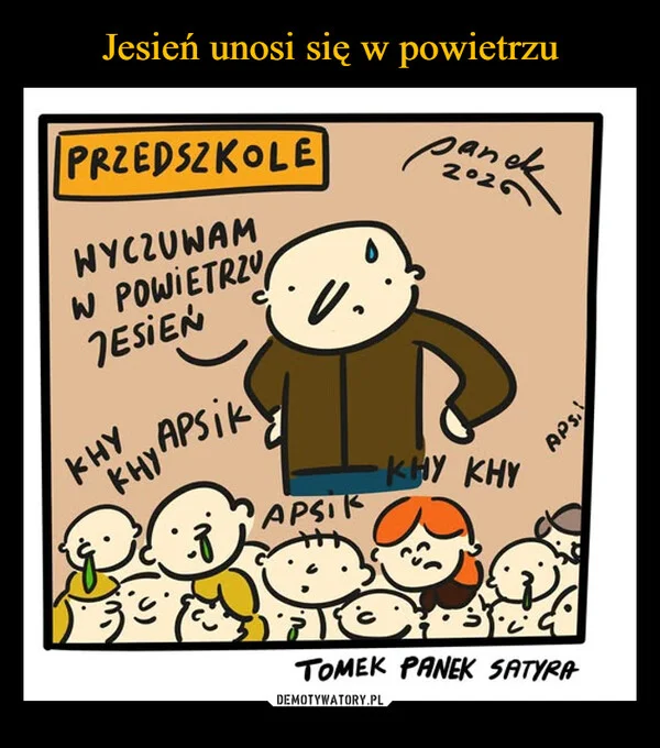 Jesień unosi się w powietrzu