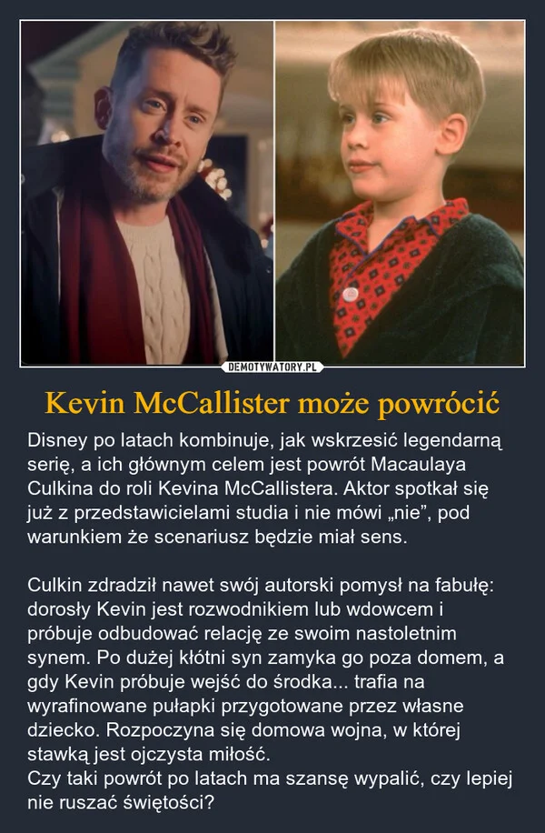 
    Kevin McCallister może powrócić
