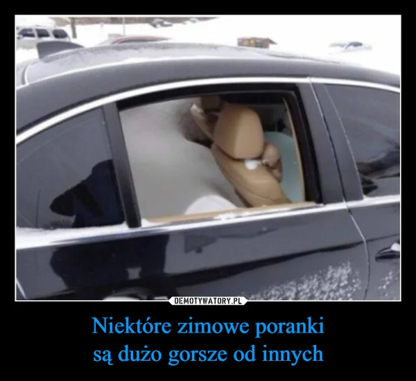 
    Niektóre zimowe poranki są dużo gorsze od innych