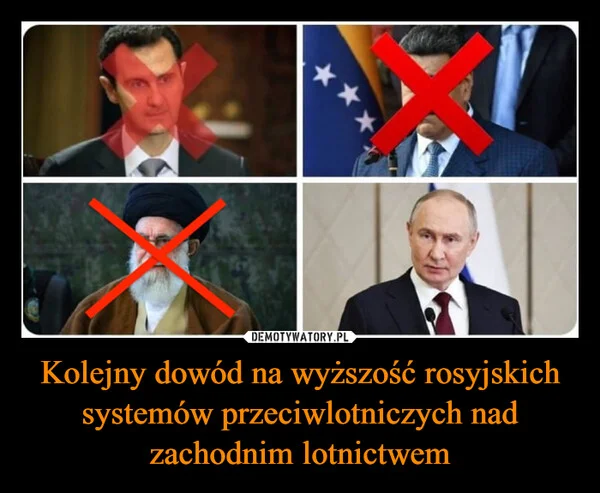 
    Kolejny dowód na wyższość rosyjskich systemów przeciwlotniczych nad zachodnim lotnictwem