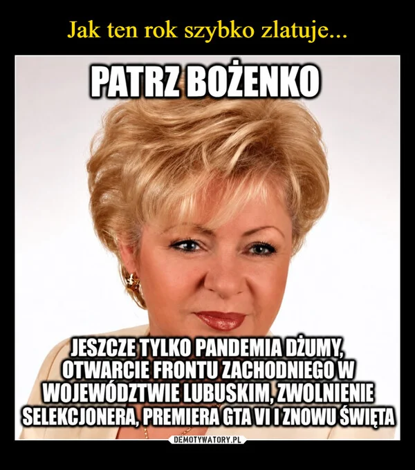 Jak ten rok szybko zlatuje...