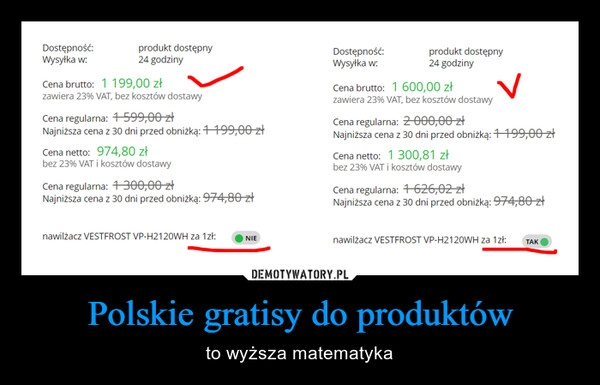 
    Polskie gratisy do produktów