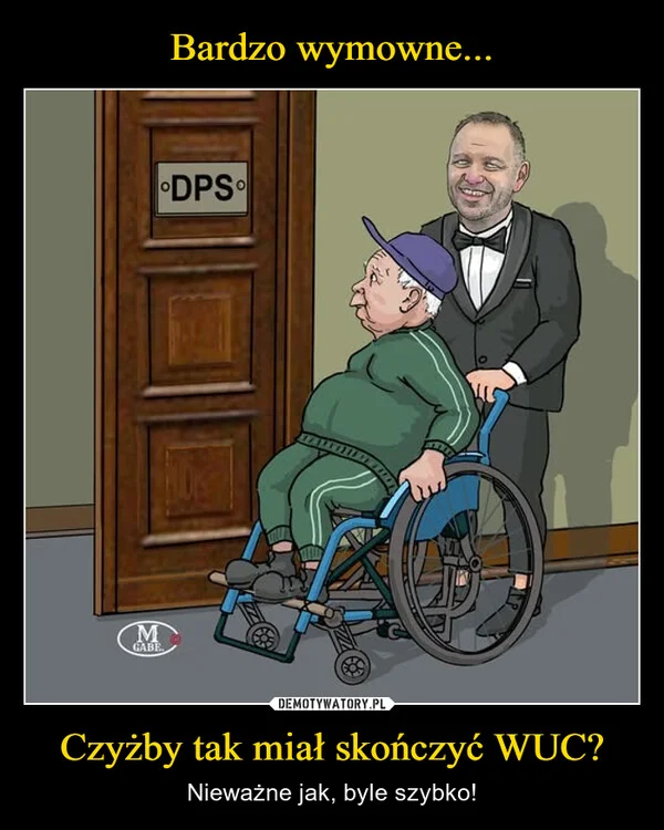 
    Bardzo wymowne... Czyżby tak miał skończyć WUC?