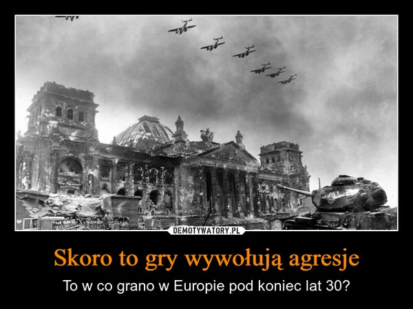 
    Skoro to gry wywołują agresje