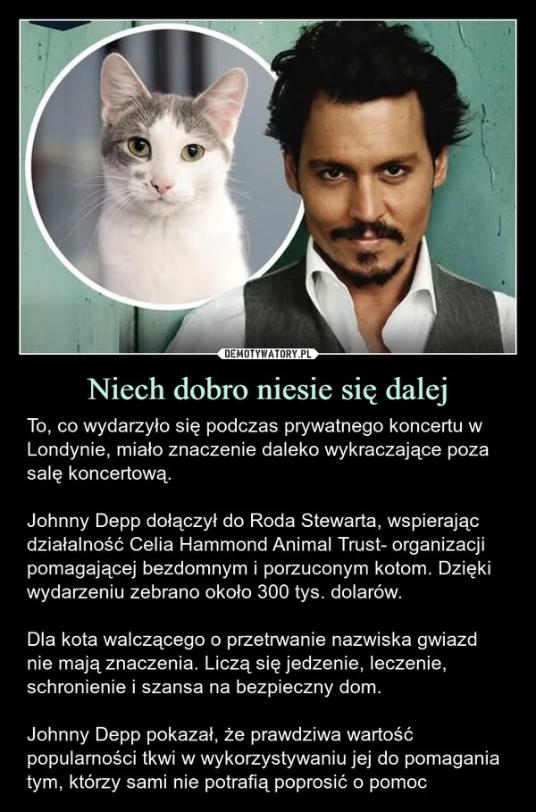 
    Niech dobro niesie się dalej