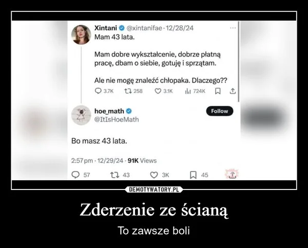 
    Zderzenie ze ścianą