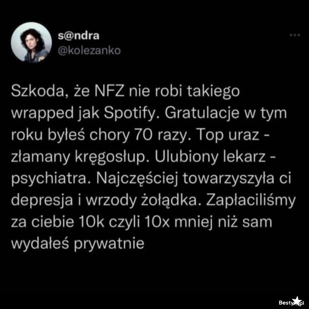 
    Zdrowotne podsumowanie roku 