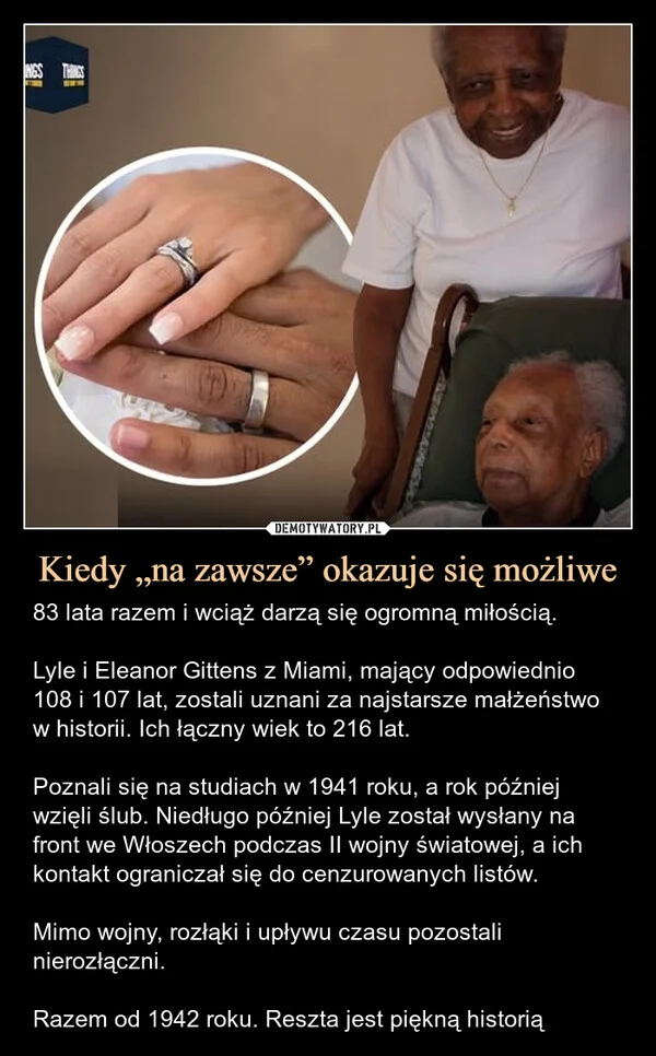 Kiedy „na zawsze” okazuje się możliwe