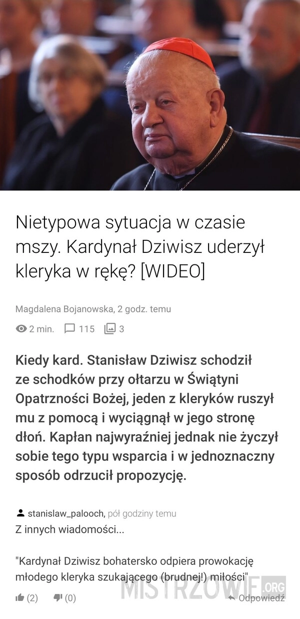 
    Dziwisz