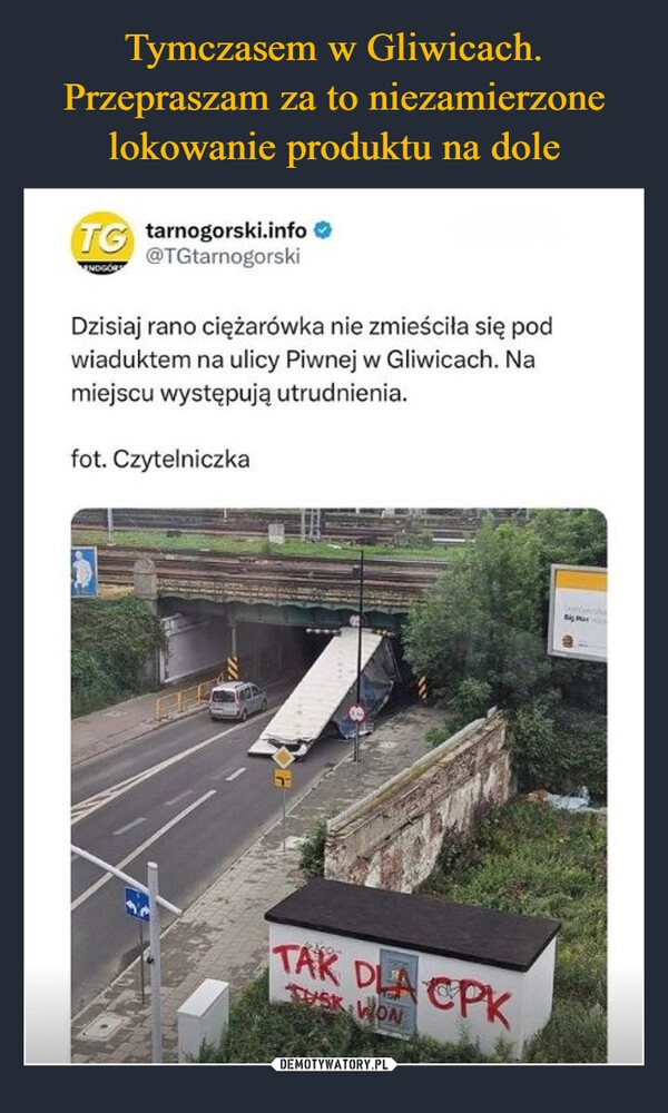 
    Tymczasem w Gliwicach. Przepraszam za to niezamierzone lokowanie produktu na dole