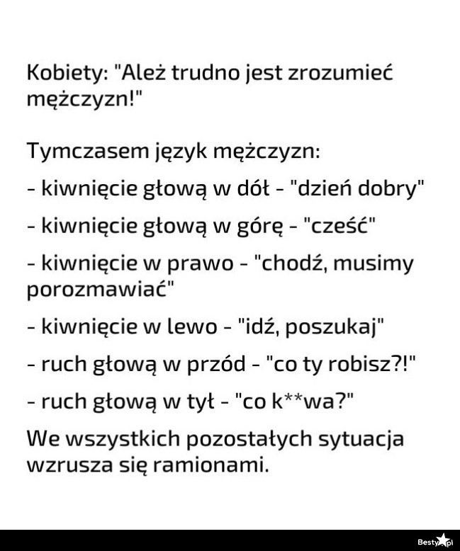 
    Język mężczyzn 