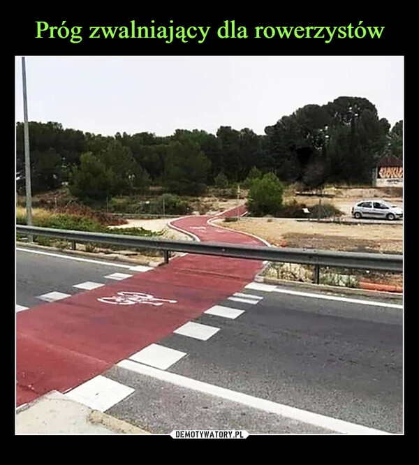 
    Próg zwalniający dla rowerzystów