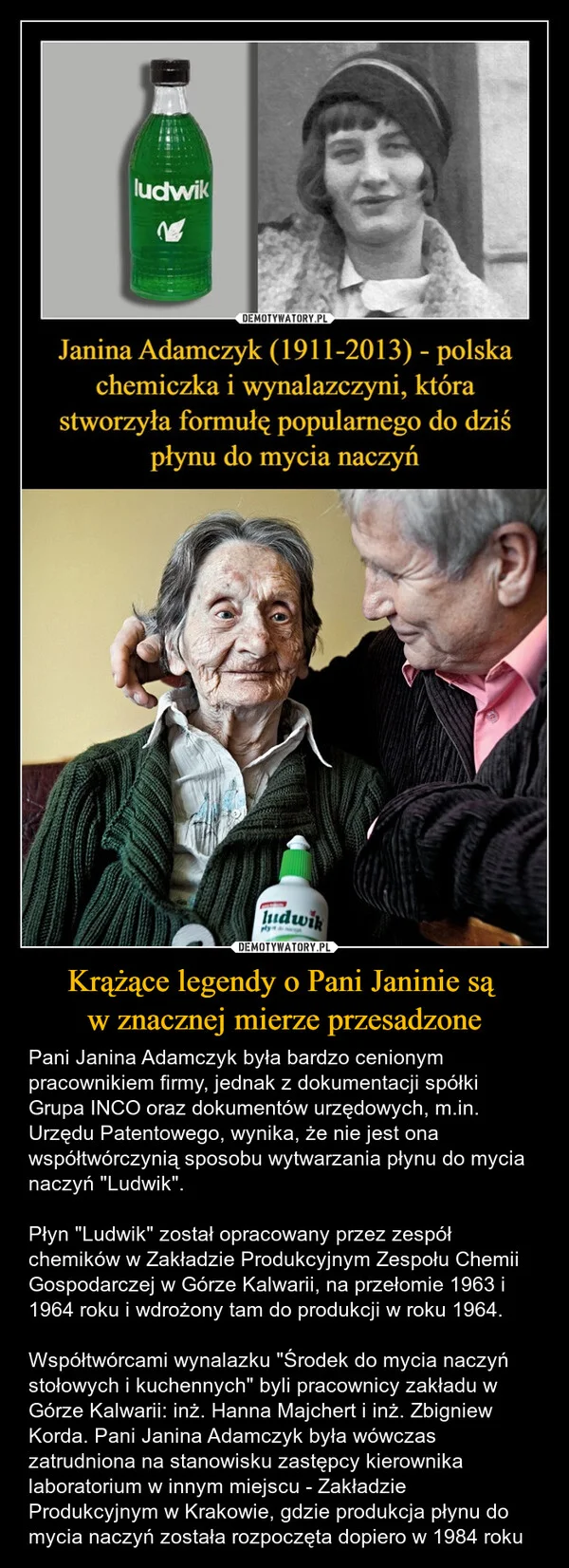 
    Krążące legendy o Pani Janinie są w znacznej mierze przesadzone