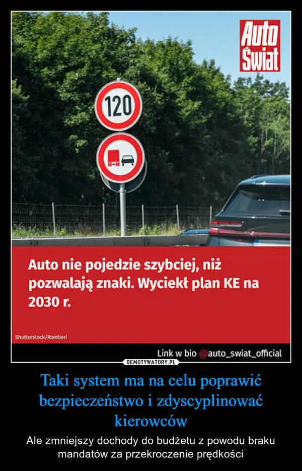 
    Taki system ma na celu poprawić bezpieczeństwo i zdyscyplinować kierowców