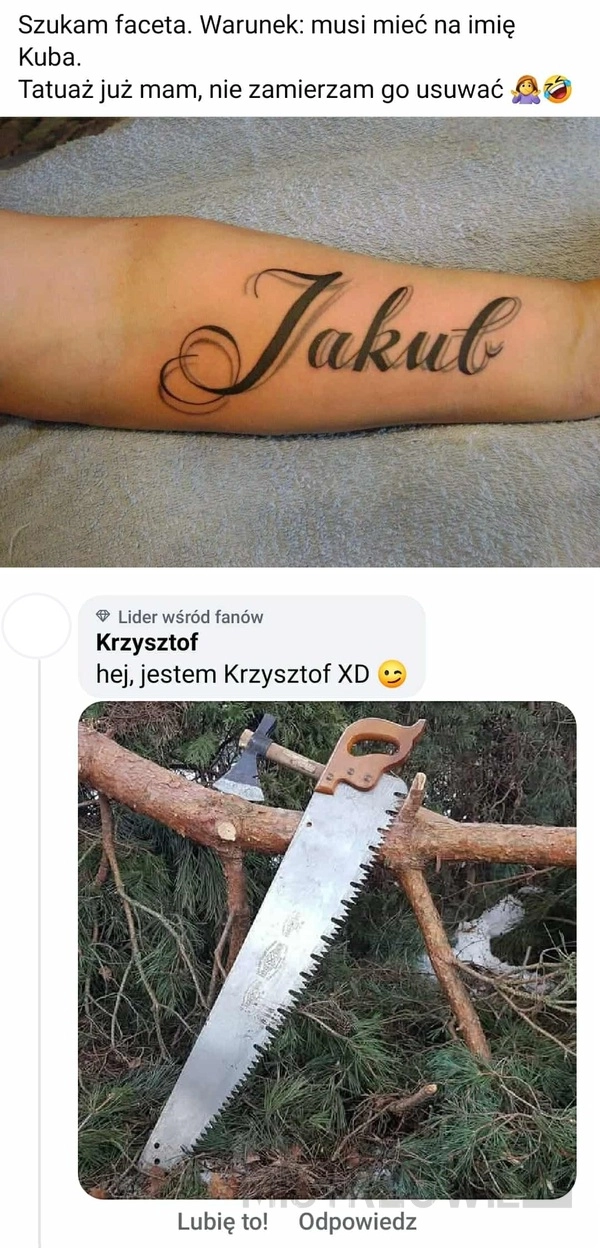 
    Imię przyszłego faceta
