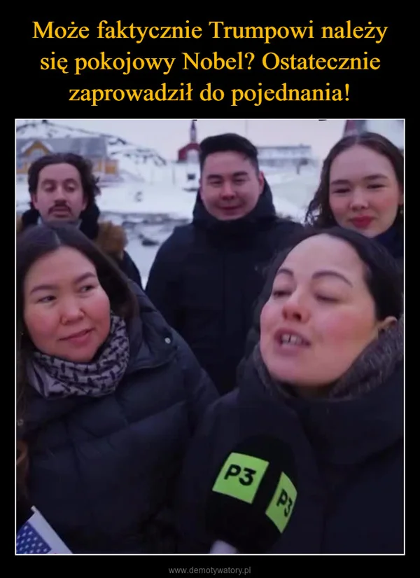 
    Może faktycznie Trumpowi należy się pokojowy Nobel? Ostatecznie zaprowadził do pojednania!