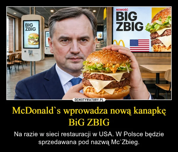 
    McDonald`s wprowadza nową kanapkę BiG ZBIG