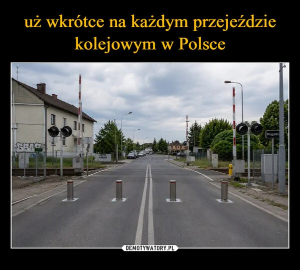 uż wkrótce na każdym przejeździe kolejowym w Polsce