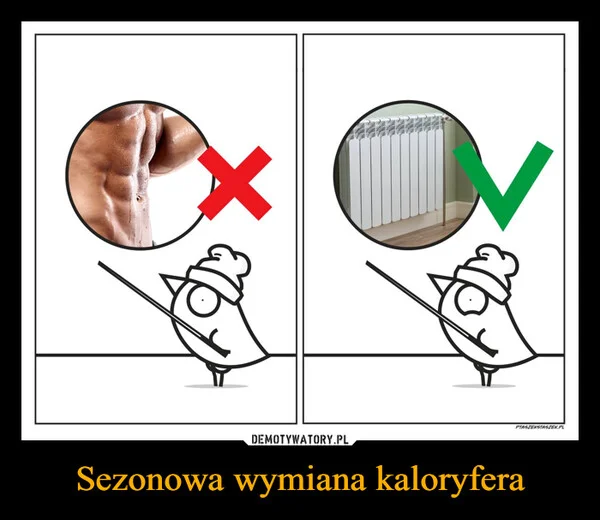 
    Sezonowa wymiana kaloryfera