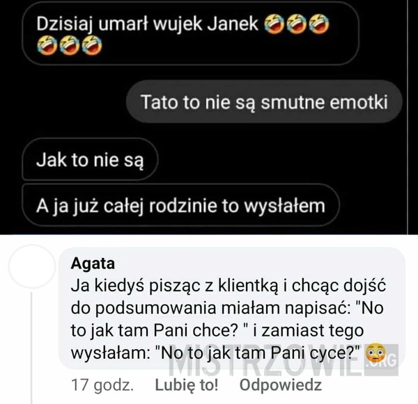 
    Drobna wpadka