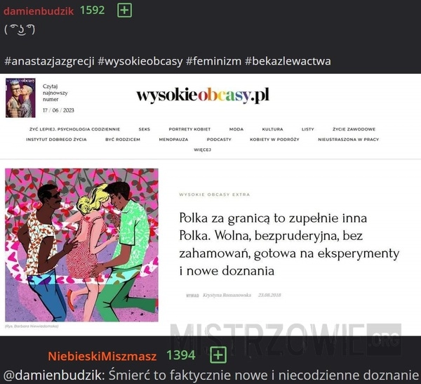 
    Polka za granicą