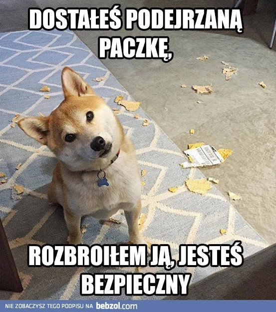 
    Podejrzana paczka