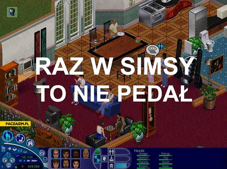 
    Raz w Simsy to nie pedał