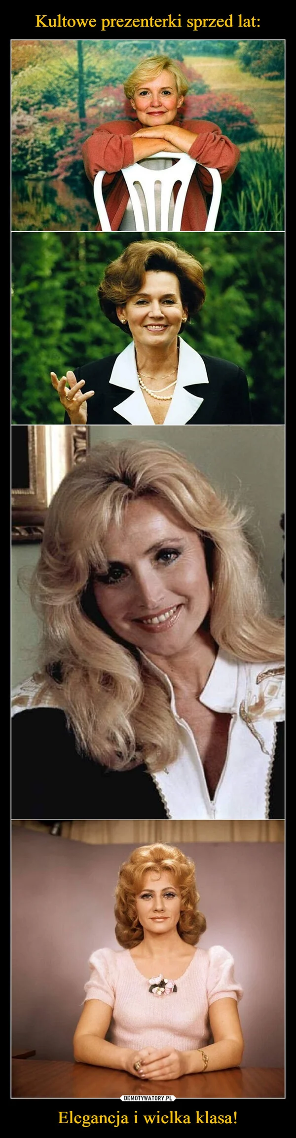 
    Kultowe prezenterki sprzed lat: Elegancja i wielka klasa!