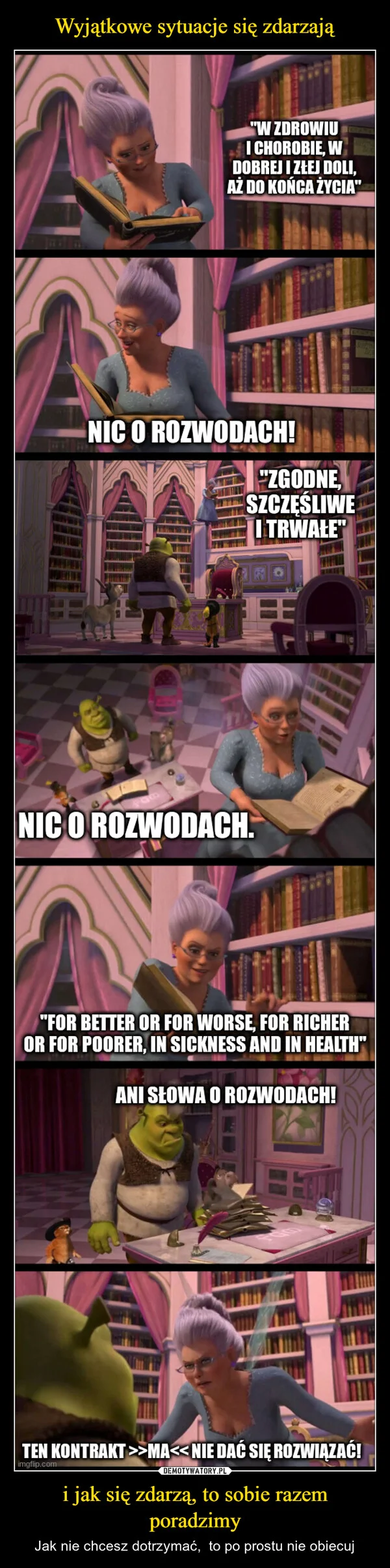 
    Wyjątkowe sytuacje się zdarzają i jak się zdarzą, to sobie razem poradzimy