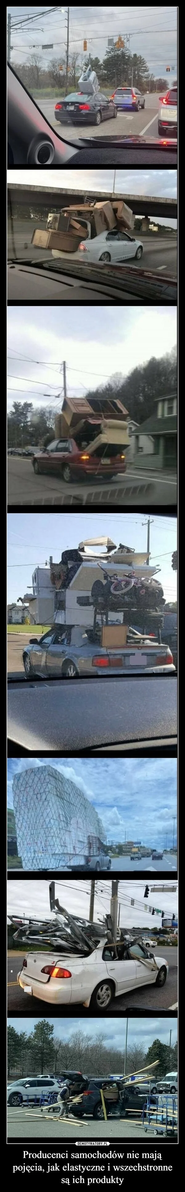 
    Producenci samochodów nie mają pojęcia, jak elastyczne i wszechstronne są ich produkty