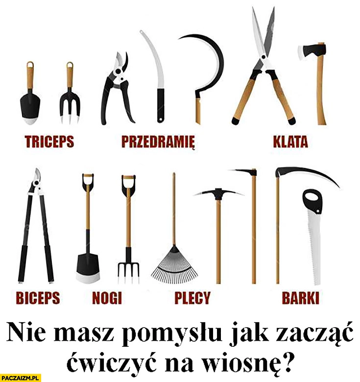 
    Narzędzia ogrodowe które partie mięśni pracują? Nie masz pomysłu jak zacząć ćwiczyć na wiosnę?